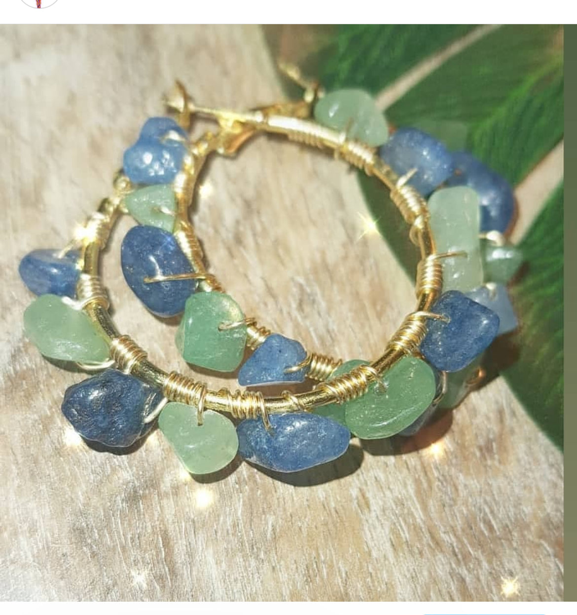 Crystal Hoop Earrings