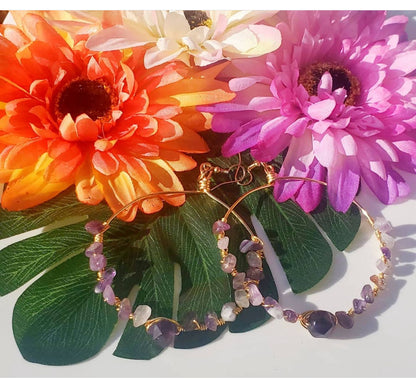 Crystal Hoop Earrings