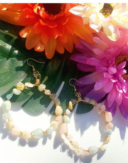 Crystal Hoop Earrings