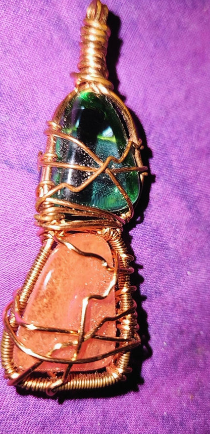 Copper Wire Pendant